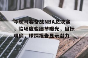竞赛事-关于今晚马赛备战NBA总决赛，临场应变细节曝光，目标明确，球探报告显示潜力的信息